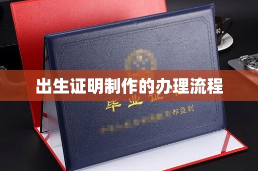 东湖出生证明制作的办理流程